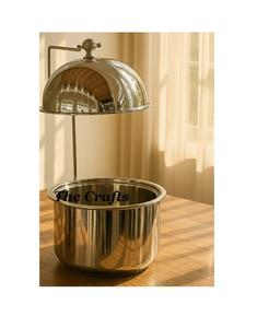 Poignées de chauffe-plats classiques en acier inoxydable pour la restauration en gros, avec couvercle suspendu, taille et logo personnalisables, pour mariages, hôtels et buffets - Product Image 5