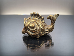 Unique brass <b>ashtray</b> Fish Shape Desktop <b>Ashtray</b> <b>Vintage</b> Design Home Decor Smoking Accessory - Product Image 2