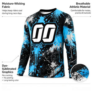 Camiseta de Paintball Personalizada para Motocicleta, Camiseta de Torneo de Speedball, Diseño de Logotipo Personalizado, Ropa Deportiva Transpirable, Ligera y de Secado Rápido - Product Image 4