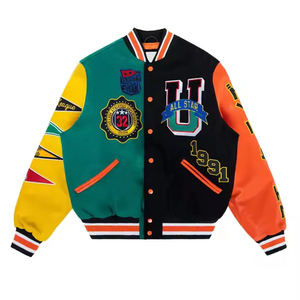 Top Quality Custom Chenille Patches Varsity <b>Jackets</b> Fashionable American School Uniform <b>Baseball</b> <b>jacket</b> <b>Men's</b> Winter <b>Jackets</b> - Product Image 5