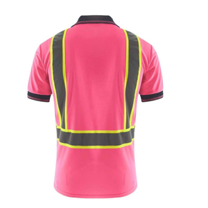 Camiseta Polo de Seguridad Transpirable de Alta Visibilidad para Hombre, Manga Corta en Contraste, Impermeable, de Alta Calidad, al por Mayor - Product Image 2