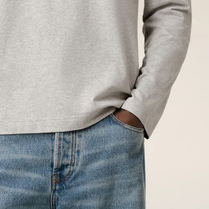 Camiseta Oversize para Hombre con Cuello Redondo, Diseño de Alta Calidad, Logotipo Personalizado, Ideal para Salidas Casuales, Viajes, Uso Relajado en Casa y Actividades Deportivas 2026 - Product Image 4