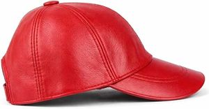 Casquette de baseball en cuir crème avec logo personnalisé en relief, coutures robustes, style vintage, fournisseur direct du fabricant - Product Image 3