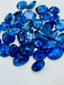 Zafiros de Sri Lanka de alta demanda, piedras sueltas redondas con corte brillante, zafiros azules reales creados en laboratorio para joyería a precio de mayoreo. - Product Image 2