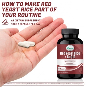 Complément alimentaire pour le soutien cardiaque OEM/ODM pour la santé cardiaque, les triglycérides, l'homocystéine avec du riz rouge fermenté et du coenzyme Q10 - Product Image 4