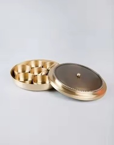 Artistic Metal Spice <b>Box</b> Decorative Lid Modern Kitchen Masala Storage Organizer Top Quality Container for Dining - Product Image 6