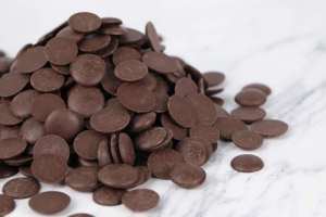 Fabricante al por mayor HALAL 58% Real Botones de chocolate oscuro OEM Snacks 1KG 5KG 10KG Dulces sólidos Alimentos de panadería - Product Image 4