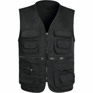 Chaleco de Trabajo Casual para Hombre al por Mayor, Multibolsillos, Alta Calidad, Servicio OEM, Ropa de Construcción Personalizada - Product Image 2