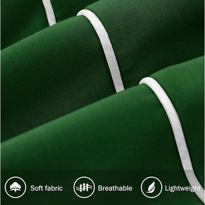 Conjunto Deportivo Verde de Dos Piezas, Chaqueta con Cierre Completo y Manga Larga, Corte Holgado, Franja Lateral, Ropa Deportiva Informal para Todas las Temporadas, Tejido de Poliéster - Product Image 3