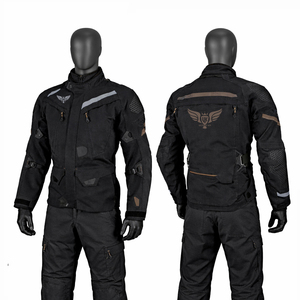 Chaqueta Protectora de Motocicleta Personalizada al por Mayor para Hombre, Equipo de Motociclismo de Aventura, Chaqueta de Motocicleta Impermeable con Armadura Textil - Product Image 2