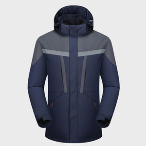 Best quality Customized <b>Stand</b> Collar Front Logo Hooded Light <b>Weight</b> Breathable Winter Softshell Jacket for Men - Product Image 2