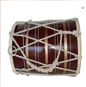 Tabla en bois classique avec cordes épaisses blanches et anneaux métalliques, disponible à prix de gros. - Product Image 1