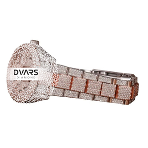 Montre de luxe en quartz pour homme, étanche, en alliage premium, avec cristal saphir, diamant Moissanite couleur D VVS1, professionnelle - Product Image 1