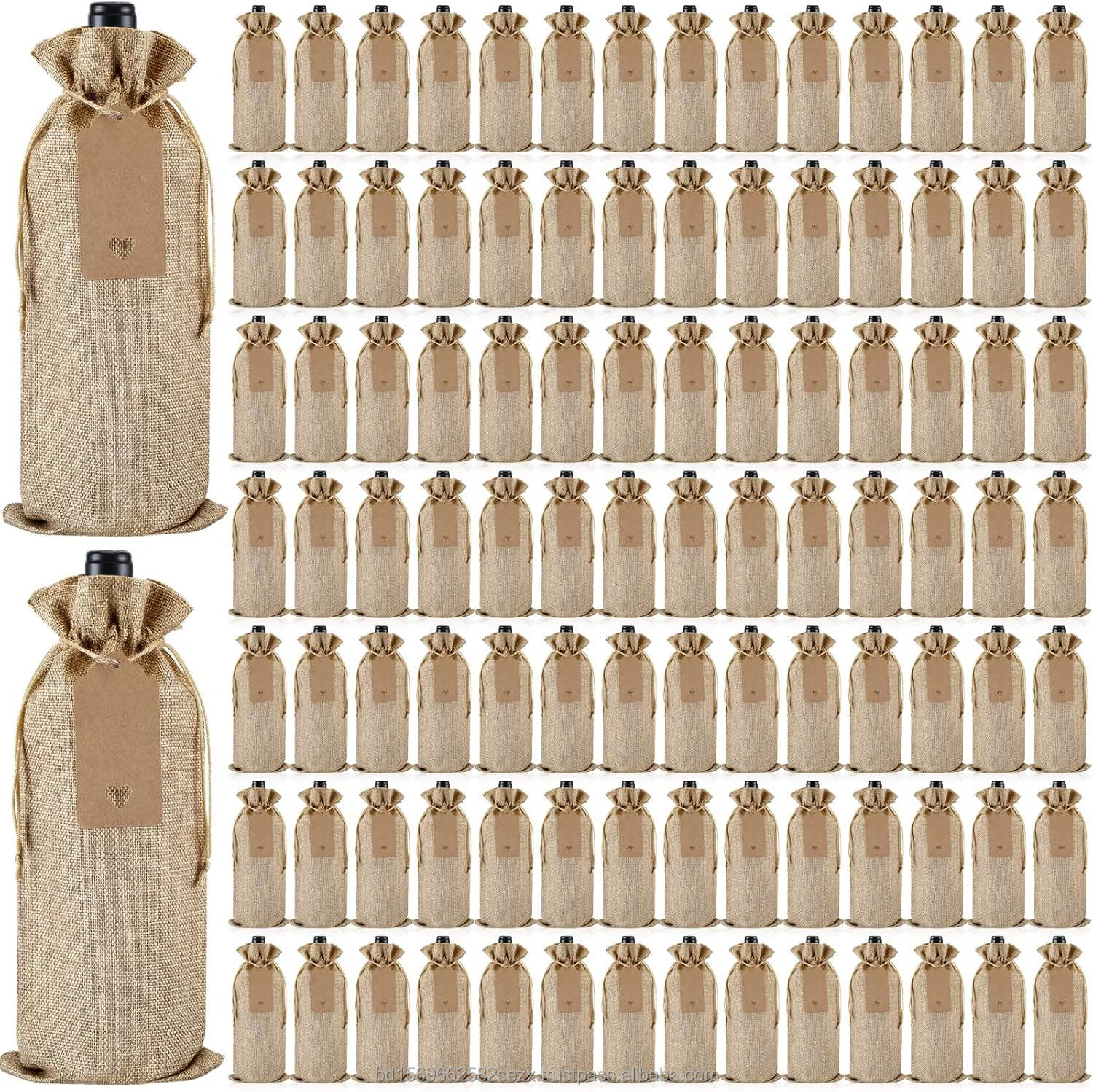 100% Natural jute color / Customized Color