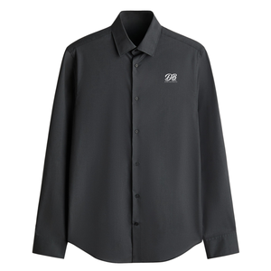 Camisa de Corte Ajustado Fácil de Planchar para Hombre, Camisa Formal Casual, Resistente a las Arrugas, con Botones, Manga Larga, para Oficina y Negocios, Personalizable - Product Image 1