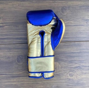 Guantes de MMA de Cuero Vacuno 'No Boxing No Life', con Cierre de Gancho y Bucle, Antideslizantes, Correa de Muñeca Ajustable, para Entrenamiento de Adultos - Product Image 4