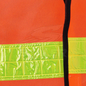 Nouveau gilet de sécurité réfléchissant en polyester imperméable de haute qualité, classe 2 ANSI, pour les travailleurs de la construction et des entrepôts - Product Image 6
