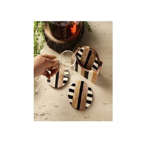 Direct Factory Price Best Quality Customizable Size Solid Walnut Wood Tea <b>Beer</b> <b>Coasters</b> Classic Style Square Eco-Friendly Stone - Product Image 4