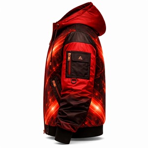 Blouson Bomber Unisexe Tendance en Gros, Veste Coupe-Vent Techwear, Fabrication Directe Usine Pakistan, OEM, Marque Privée - Product Image 3