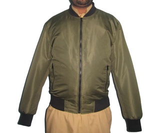 High Quality Contrasting Colors <b>Men's</b> Unisex <b>Bomber</b> <b>Jacket</b> with Stand Collar Front Logo Waterproof Breathable Winter OEM Service - Product Image 1