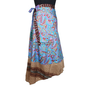 Trendy Handmade <b>Beach</b> Wear Sexy Silk <b>Wrap</b> Long Skirt Newest Summer Printing Girls Silk Skirt Indian Silk <b>Wrap</b> Vintage Women - Product Image 5