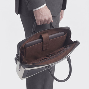 Men Leather Business Messenger Laptop <b>Bag</b> Men Leather Laptop <b>Bag</b> with Pockets Men Leather Laptop <b>Bag</b> with Shoulder Strap - Product Image 5