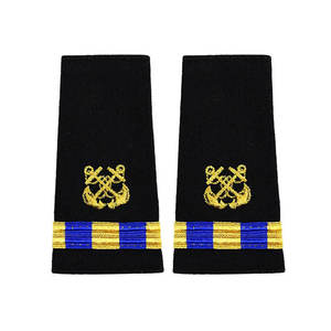 High Quality Customized Embroidered Pro <b>Stitch</b> Embroidered Epaulettes Elite Line Uniform Epaulettes - Product Image 3