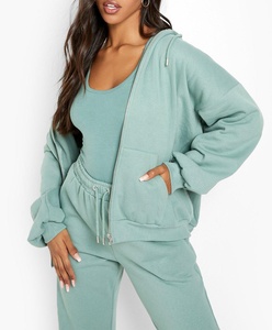 Conjunto de chándal de 2 piezas ecológico para mujer de talla grande de invierno 2021 - Product Image 2