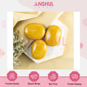 Piedra de Aventurina Amarilla Natural de 2.5 Pulgadas, Forma Ovalada, Superficie Pulida y Lisa, Cristales Curativos, 1 kg para Compra al por Mayor - Product Image 2