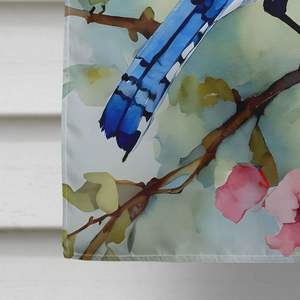 Blue Jay grand porche manchon pôle décoratif cour bannière œuvre tenture murale multicolore Polyester maison drapeau - Product Image 4