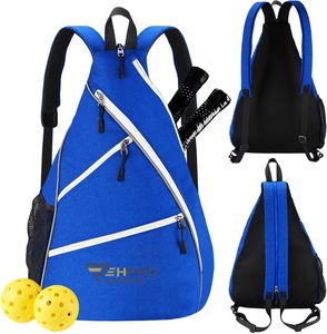 Sac à dos de pickleball personnalisé avec logo, sac de pickleball en nylon imperméable, sac à dos de sport pour raquettes - Product Image 6