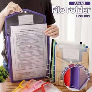 Carpeta de Archivos 3D, Material PP, Tamaño A4/A5, Colorida, Diseño Vertical, para Almacenamiento de Documentos, para Estudiantes - Product Image 2