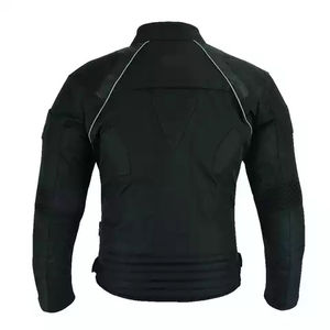 Blouson d'hiver matelassé de haute qualité avec fermeture éclair et col montant pour moto, décontracté, grande taille, en jean imprimé à carreaux, pour hommes et femmes - Product Image 5