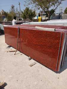 Grande dalle de granit rouge naturel de qualité supérieure, durable et écologique, surface polie pour applications de sol et de villa - Product Image 2