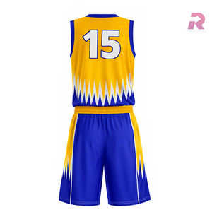 Camiseta de Baloncesto Sublimada de Poliéster para Adultos, Reversible, Transpirable, de Secado Rápido, Antibacteriana, Tallas Grandes, Personalizable para Equipos - Product Image 3