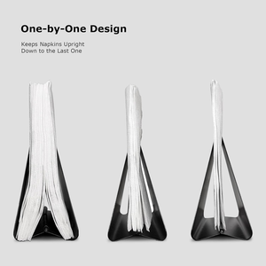 ที่วางกระดาษเช็ดปากแบบปรับได้อัตโนมัติ ทำจากโลหะทาสีทันสมัย สำหรับโต๊ะอาหาร ห้องครัว - Product Image 2