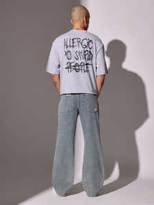 Camisetas Personalizadas 100% Algodón para Hombre, de Alta Calidad, Hombros Caídos, Cuello Redondo, Nuevas, para Entrenamiento, de Peso Pesado, Fabricantes B2B - Product Image 3