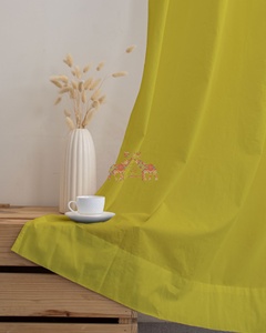 ผ้าม่านผ้าฝ้ายเนื้อเรียบสวยงาม ผ้าธรรมชาติเนื้อนุ่ม กรองแสงได้ดี ตกแต่งบ้านสไตล์โมเดิร์น - Product Image 4