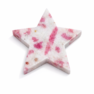 Pierre étoile sculptée en tourmaline rose pour la décoration Feng Shui, l'amour, la guérison, la méditation, l'énergie Reiki - Fournisseur en gros - Product Image 1