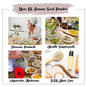 Poudre de graines de Jamun, poudre de bain naturelle pour une immersion relaxante et une expérience exfoliante - Product Image 3