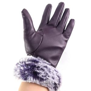 Gants en cuir de mouton véritable pour femmes, de qualité supérieure, prix bas, personnalisés, chauds pour l'hiver, vente en gros - Product Image 3