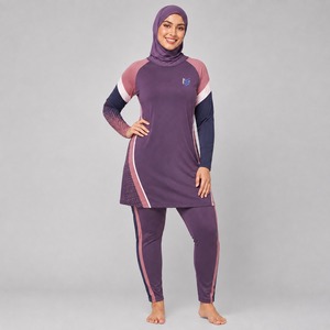 Modest Swimwear Bikini Set for Women Long Sleeve Rash Guard Quick Dry Beach Swimming Bathing <b>Suit</b> Women's Modest Bikini Set - Product Image 1