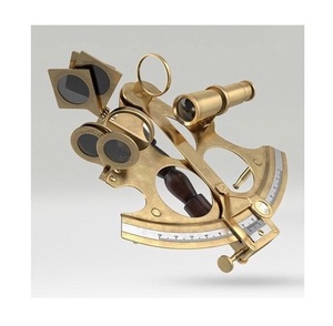 Sextant Nautique Classique en Laiton, Réplique d'Instrument pour Décoration Intérieure Maritime, pour les Passionnés de Navigation, les Collectionneurs et les Cadeaux - Product Image 4