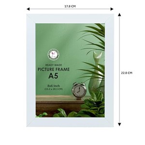 Pine Wood <b>White</b> Wash Photo <b>Frame</b> 6x8 Wholesale | Handcrafted Wooden <b>Frames</b> Bulk - Product Image 4