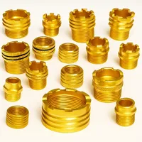 Raccord de tuyau en laiton naturel forgé, tête ronde NPT mâle, surface lisse, pression nominale de 6 bars, connecteur de tuyauterie, garantie 1 an