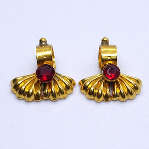 แม่พิมพ์ตัดทำต่างหูทองคำ เงิน ประดับพลอยสีแดง แบบกำหนดเอง คุณภาพสูง จากมาเลเซีย ซูรินาม เปรู สหรัฐอเมริกา ของ SAT Jewelry - Product Image 1