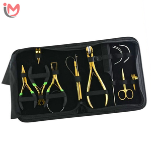 Wholesale Best Quality Half Gold Hair Extension <b>Pliers</b> <b>Set</b> Hot Selling Hair Extension Tool OEM Services - Product Image 6