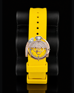 Montre pour homme en acier inoxydable avec logo personnalisé OEM ODM, diamants Moissanite de luxe, pavé complet de pierres VVS de 20 mm, mouvement à quartz analogique - Product Image 3