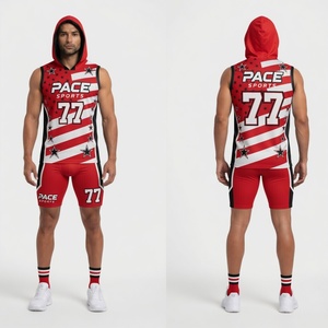Uniforme de Fútbol Americano a 7 con Capucha para Hombre, Diseño Green Star Strike 7v7, Dominant Stars 7v7 - Product Image 4