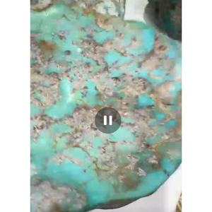 พลอยกึ่งมีค่าธรรมชาติจากอิหร่าน ตุรกีสีเขียว แกะสลักแบบหยาบ สำหรับทำเครื่องประดับแฟชั่น เสริมฮวงจุ้ย บำรุงรักษา บำบัดโรค - Product Image 1